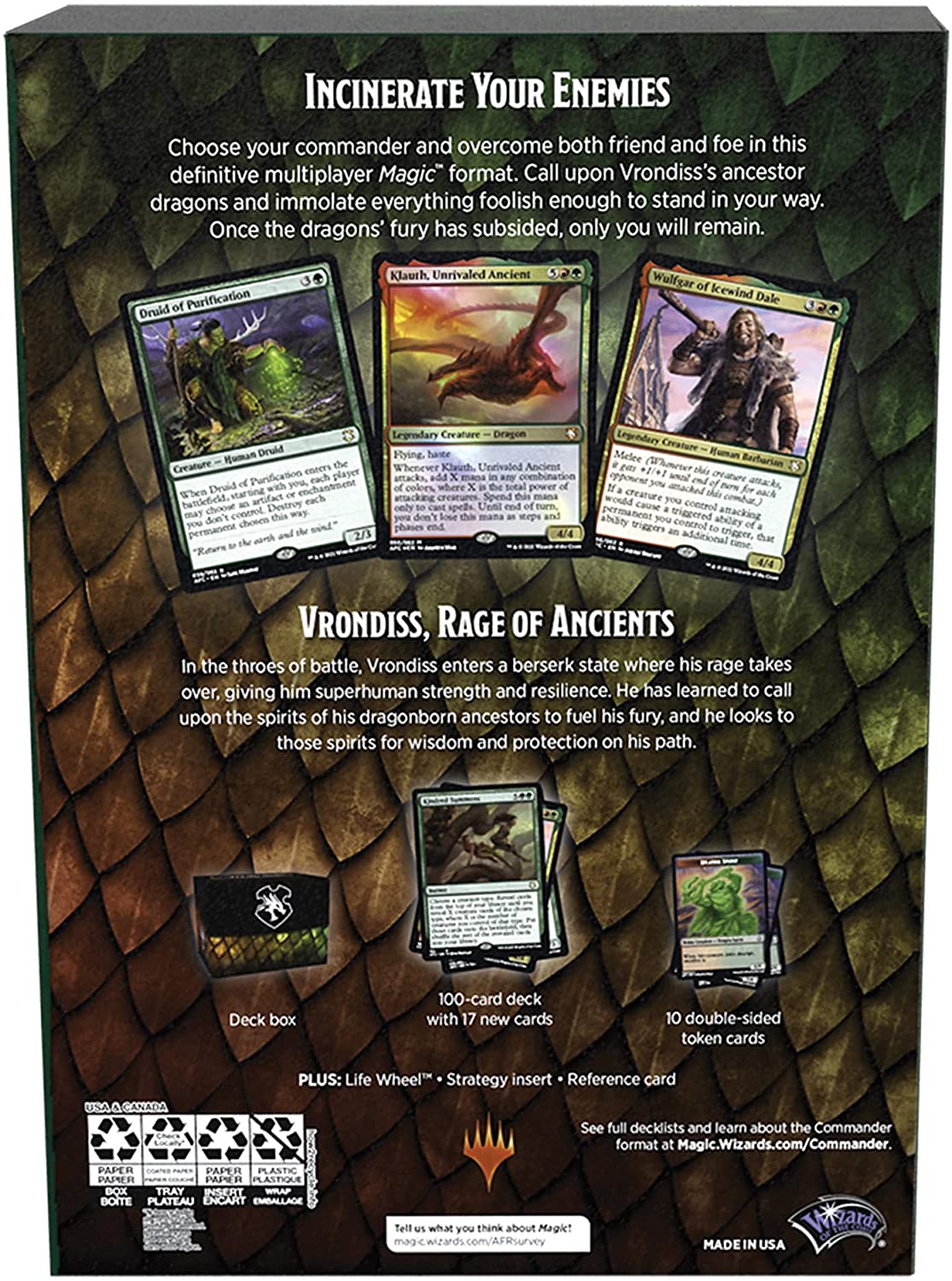 Dungeons & Dragons: Adventures in the Forgotten Realms - Commander Deck (Draconic Rage) | Local Legends