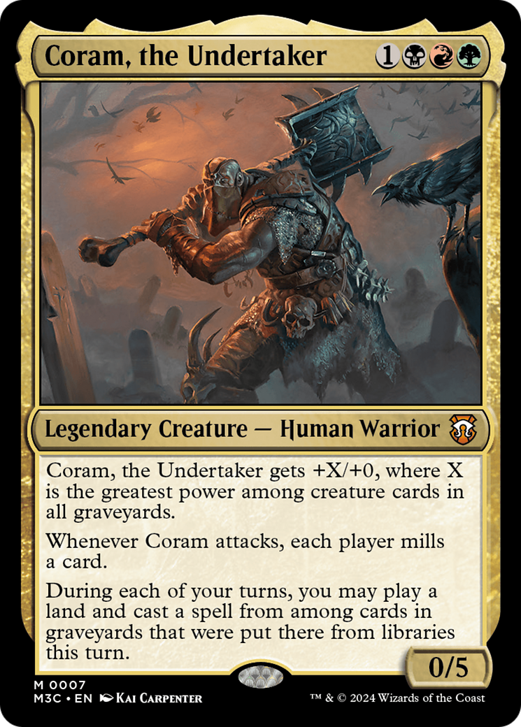 Coram, the Undertaker [Modern Horizons 3 Commander] | Local Legends