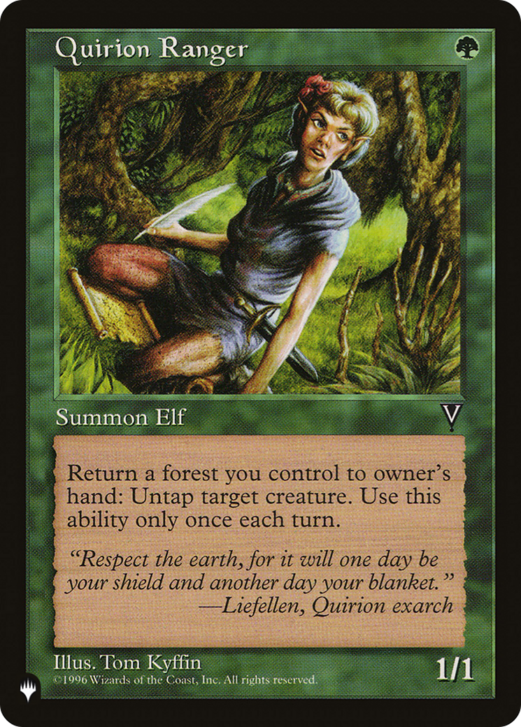 Quirion Ranger [The List Reprints] | Golgari Games