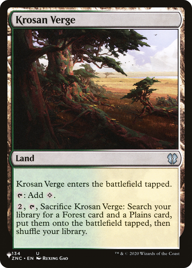 Krosan Verge (ZNC) [The List] | Local Legends