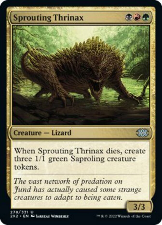 Sprouting Thrinax [Double Masters 2022] | Local Legends