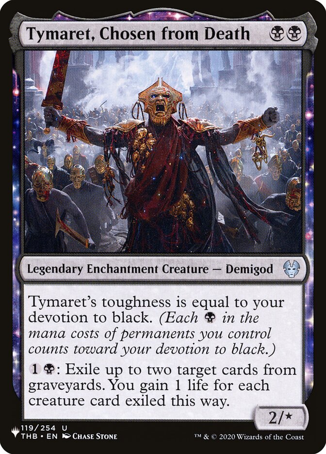 Tymaret, Chosen from Death [The List] | Local Legends