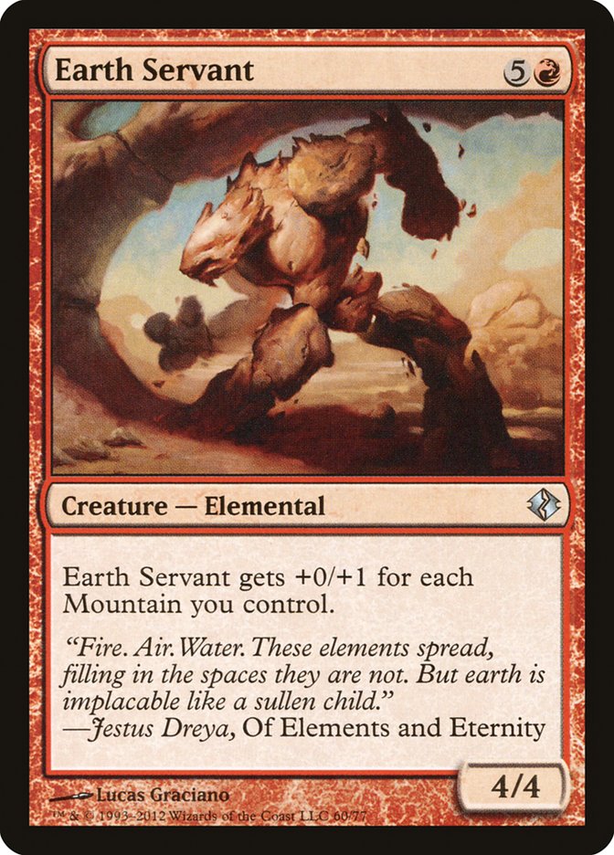 Earth Servant [Duel Decks: Venser vs. Koth] | Local Legends