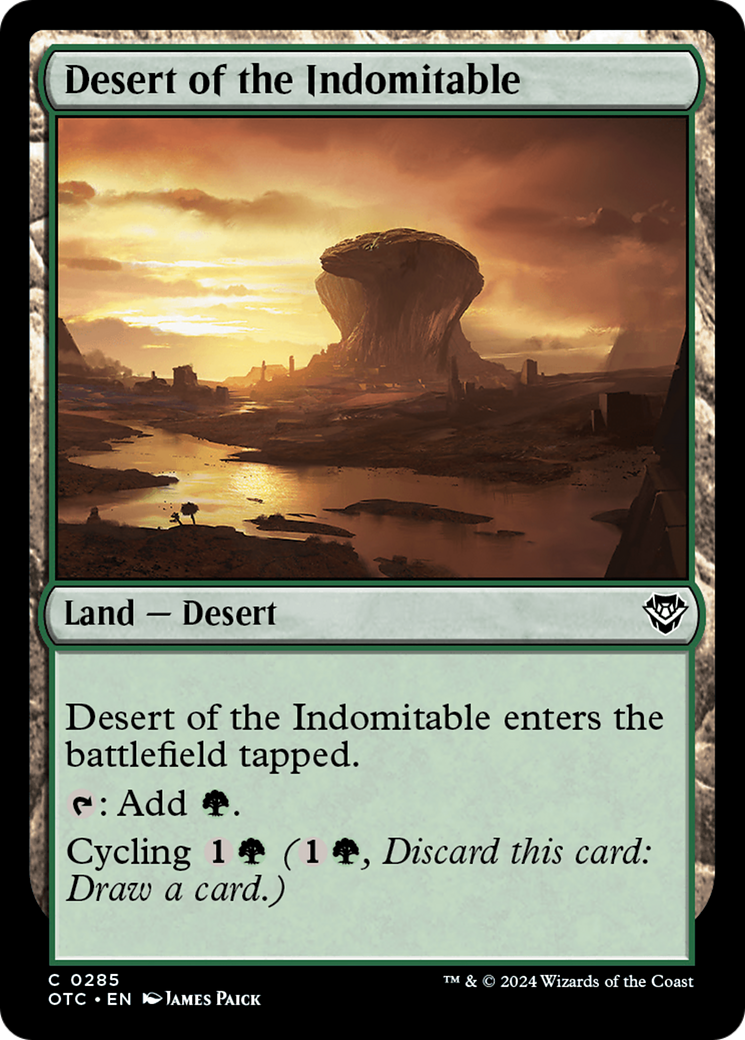 Desert of the Indomitable [Outlaws of Thunder Junction Commander] | Local Legends
