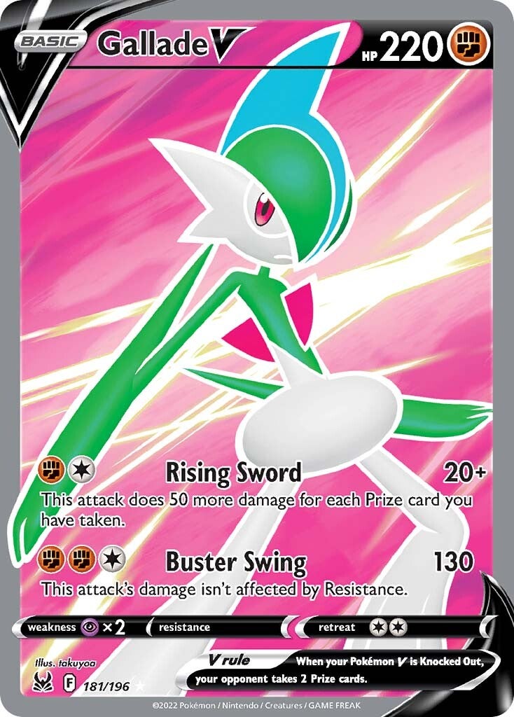 Gallade V (181/196) [Sword & Shield: Lost Origin] | Golgari Games