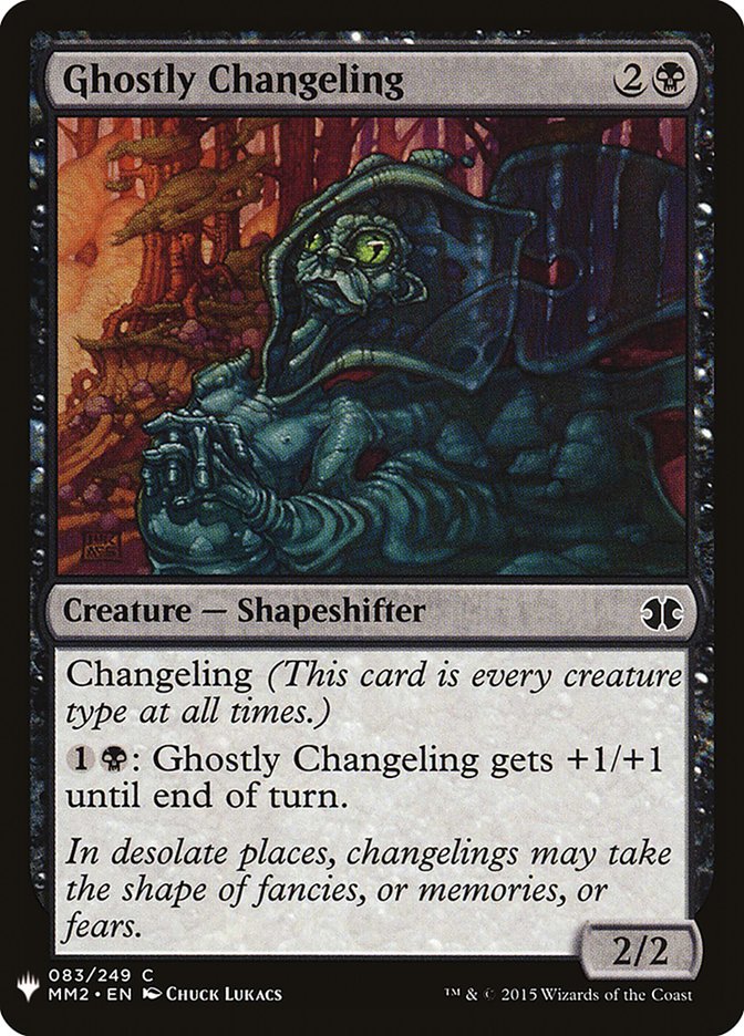 Ghostly Changeling [Mystery Booster] | Local Legends