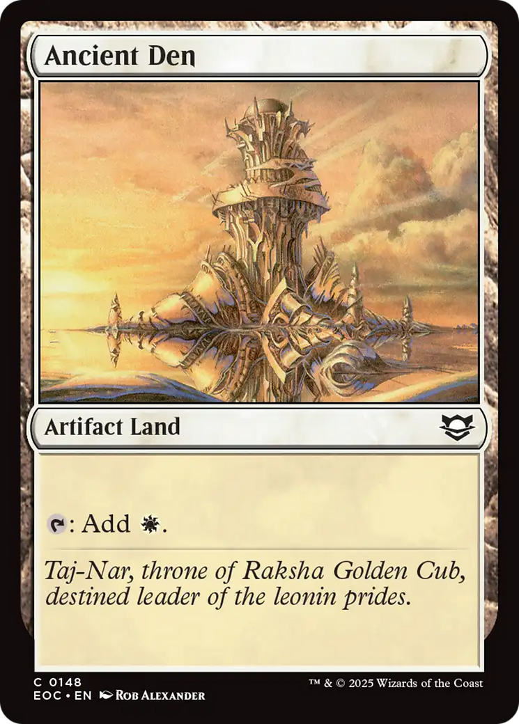 Ancient Den [Edge of Eternities Commander] | Local Legends