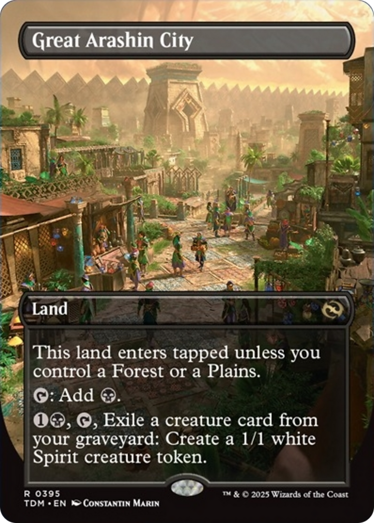 Great Arashin City (Borderless) [Tarkir: Dragonstorm] | Local Legends