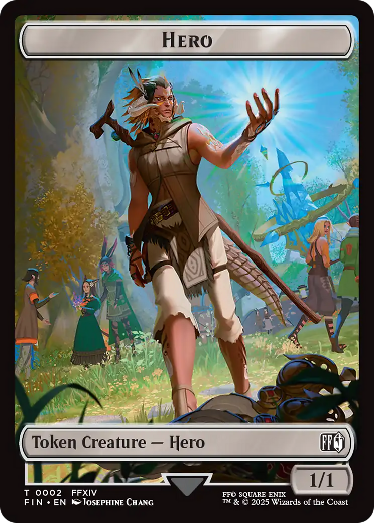 Hero (0002) // Treasure Double-Sided Token [FINAL FANTASY Tokens] | Local Legends