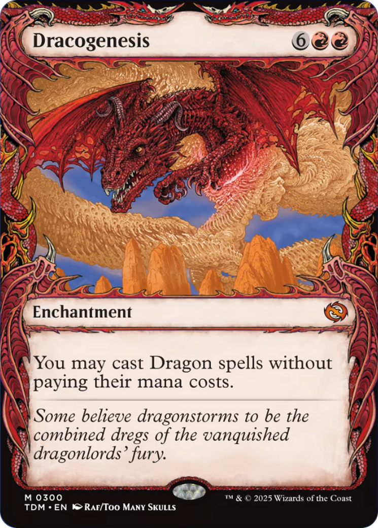 Dracogenesis (0300) (Showcase) [Tarkir: Dragonstorm] | Local Legends