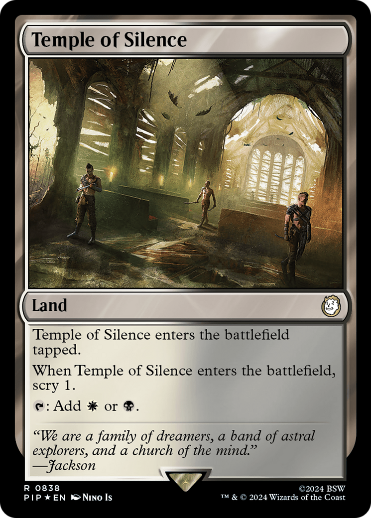 Temple of Silence (Surge Foil) [Fallout] | Local Legends