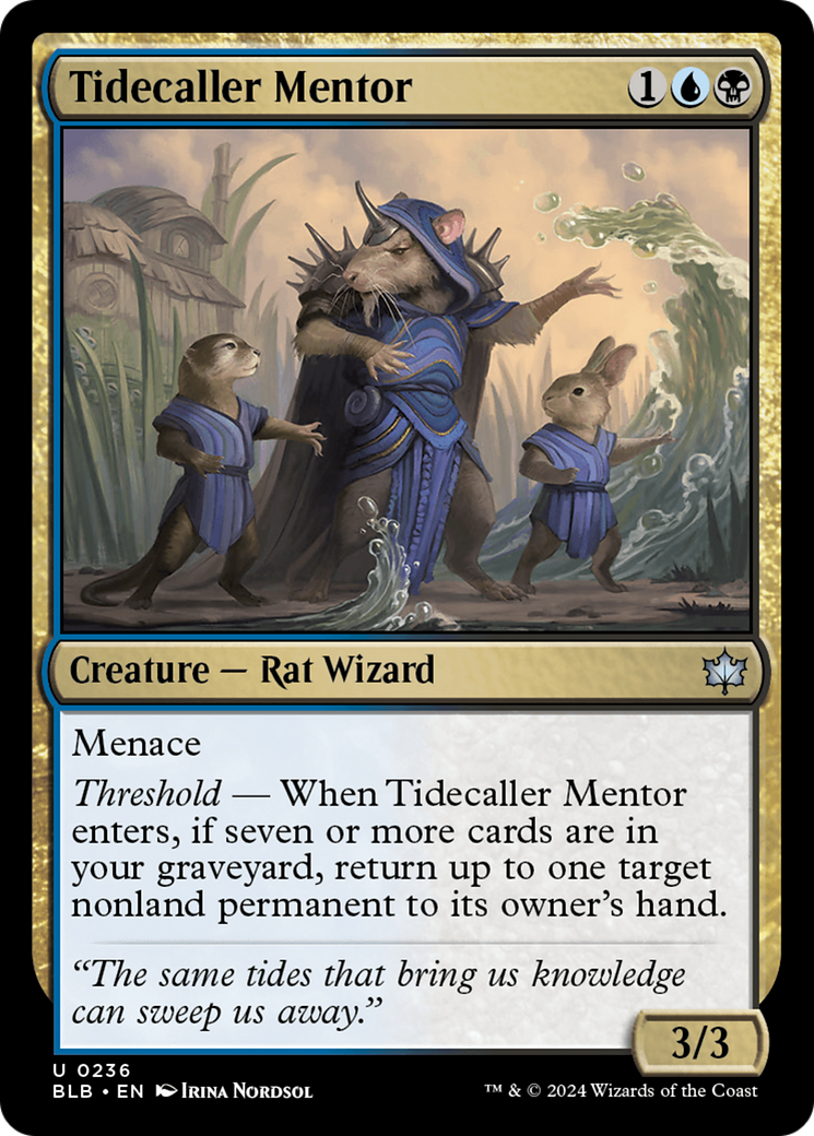 Tidecaller Mentor [Bloomburrow] | Golgari Games