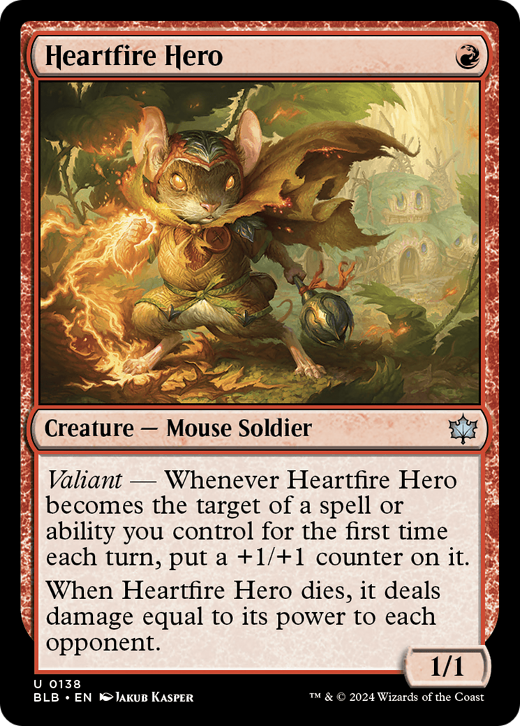 Heartfire Hero [Bloomburrow] | Local Legends
