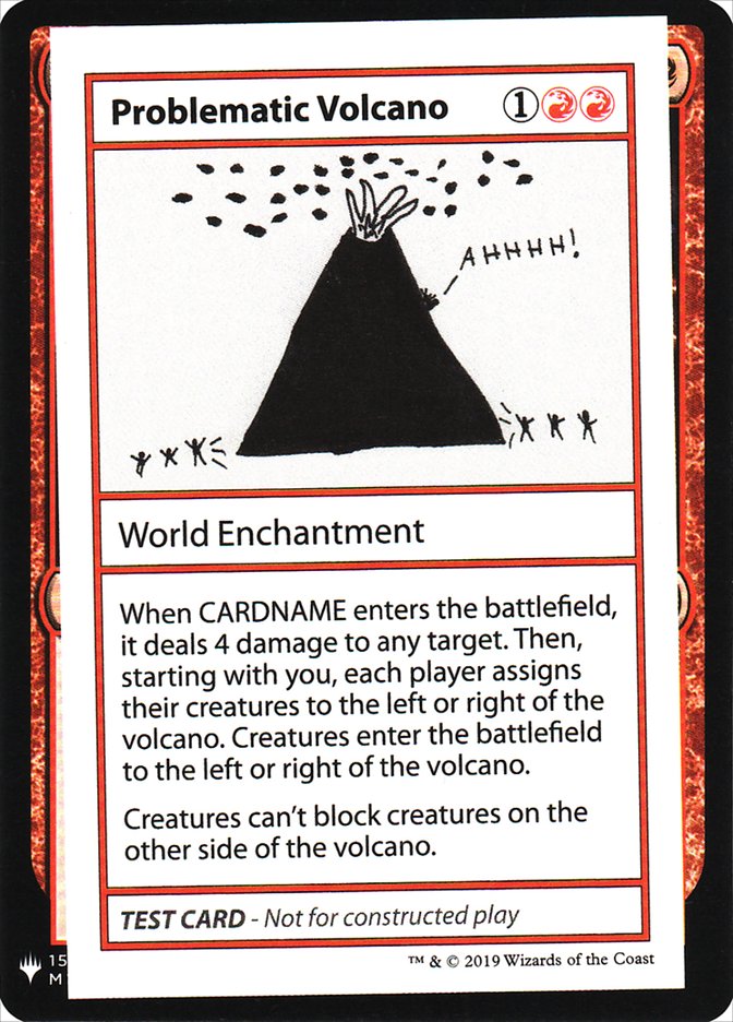 Problematic Volcano [Mystery Booster Playtest Cards] | Local Legends