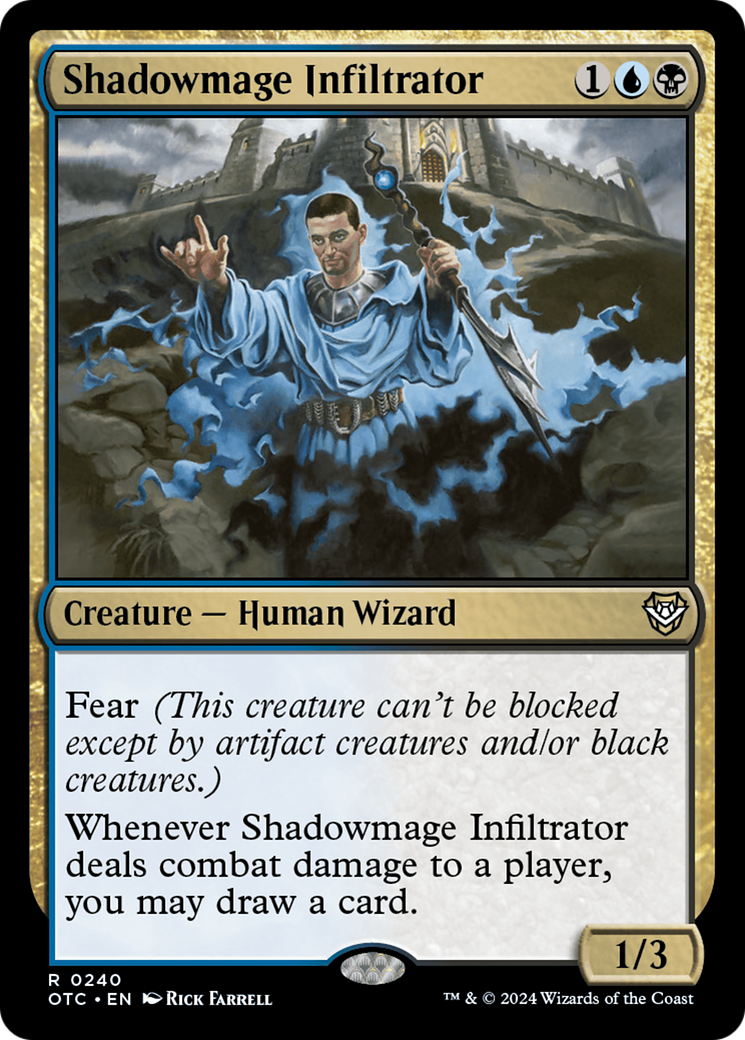 Shadowmage Infiltrator [Outlaws of Thunder Junction Commander] | Local Legends
