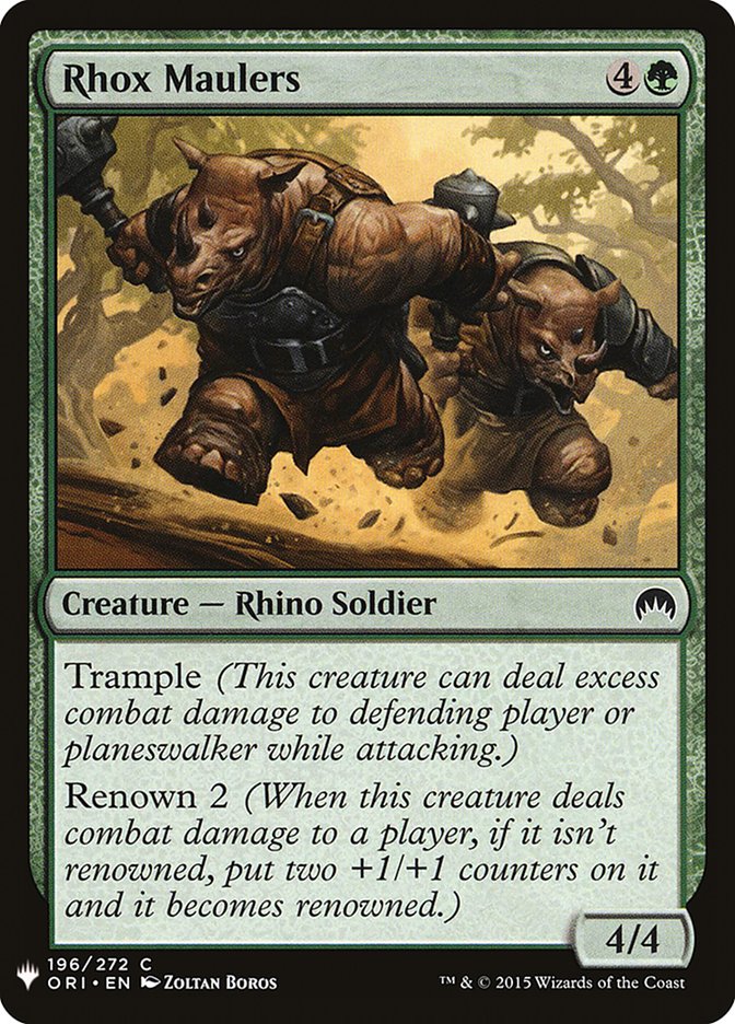 Rhox Maulers [Mystery Booster] | Local Legends