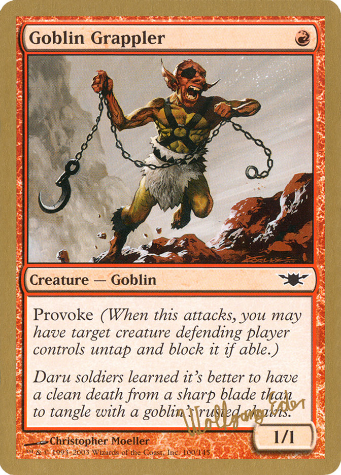 Goblin Grappler (Wolfgang Eder) [World Championship Decks 2003] | Golgari Games