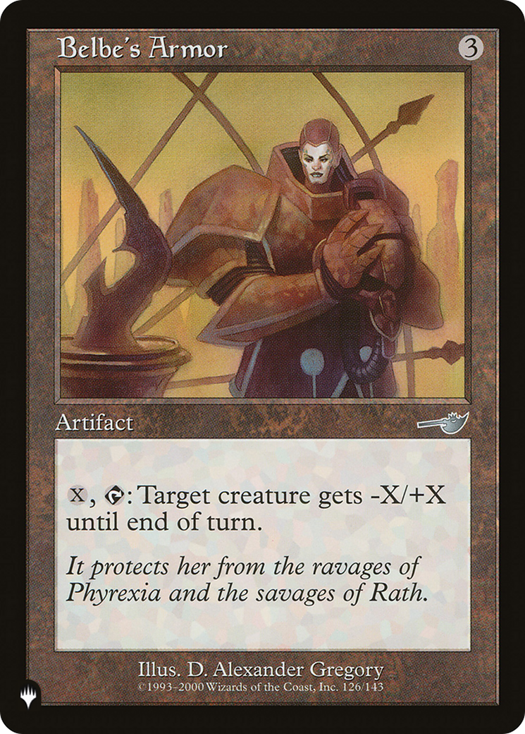 Belbe's Armor [The List] | Local Legends