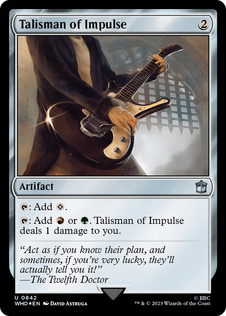 Talisman of Impulse (Surge Foil) [Doctor Who] | Local Legends