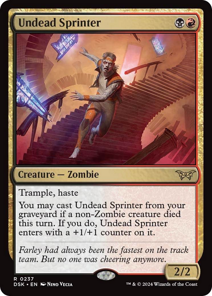 Undead Sprinter [Duskmourn: House of Horror] | Golgari Games