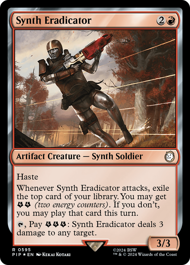 Synth Eradicator (Surge Foil) [Fallout] | Local Legends