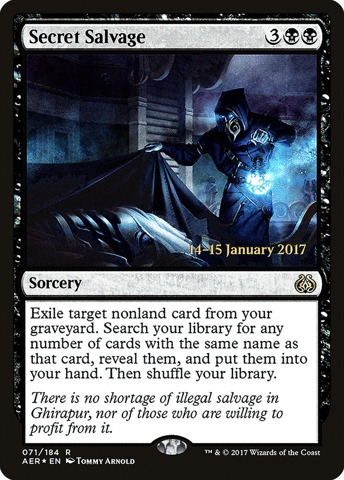 Secret Salvage [Aether Revolt Prerelease Promos] | Local Legends