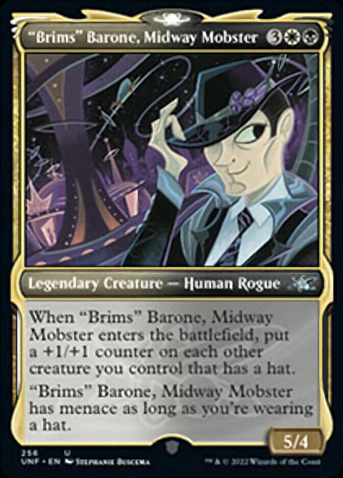 "Brims" Barone, Midway Mobster (Showcase) [Unfinity] | Golgari Games