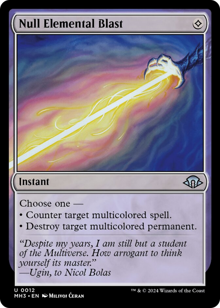 Null Elemental Blast [Modern Horizons 3] | Local Legends