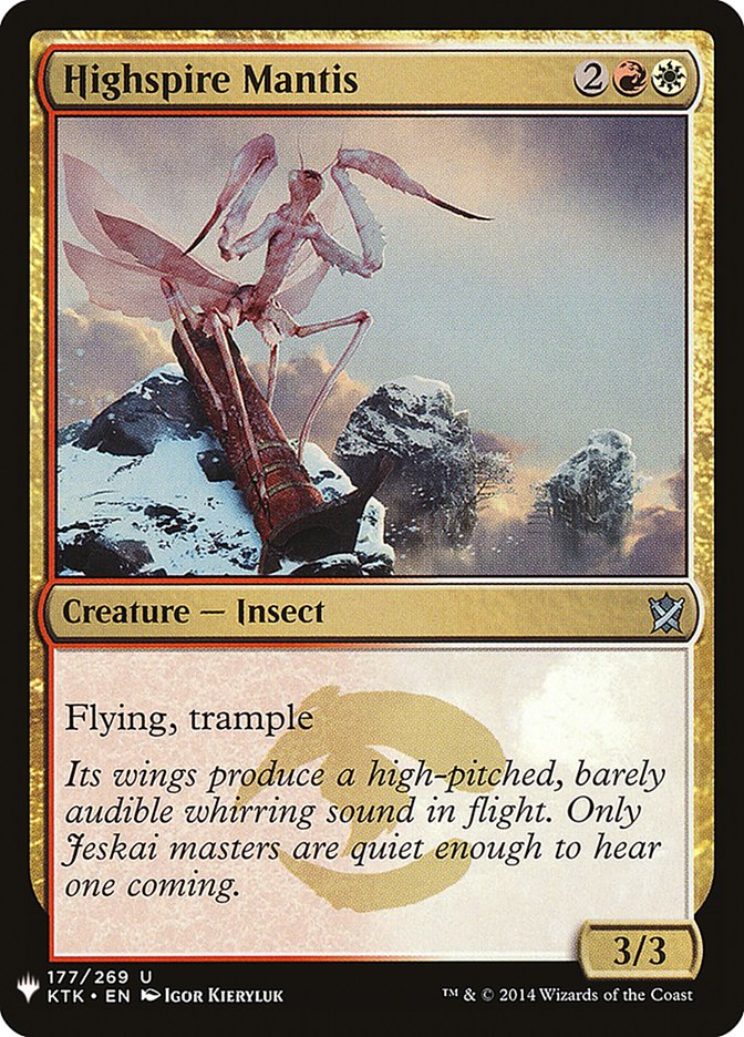 Highspire Mantis [Mystery Booster] | Local Legends
