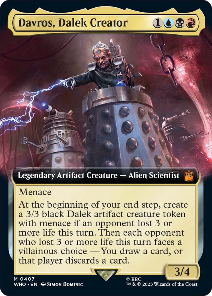 Davros, Dalek Creator (Extended Art) [Doctor Who] | Local Legends