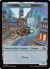 Servo // Thopter (0009) Double-Sided Token [Aetherdrift Tokens] | Local Legends