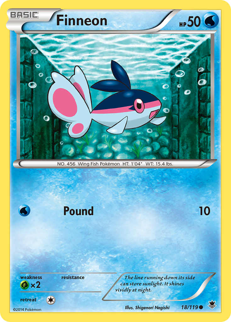 Finneon (18/119) [XY: Phantom Forces] | Local Legends