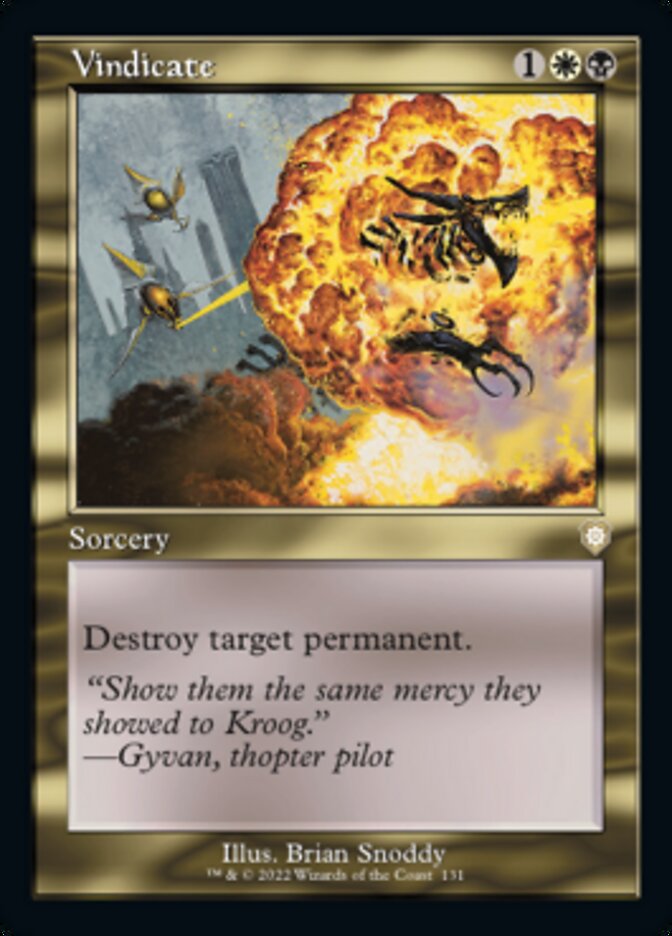 Vindicate (Retro) [The Brothers' War Commander] | Local Legends