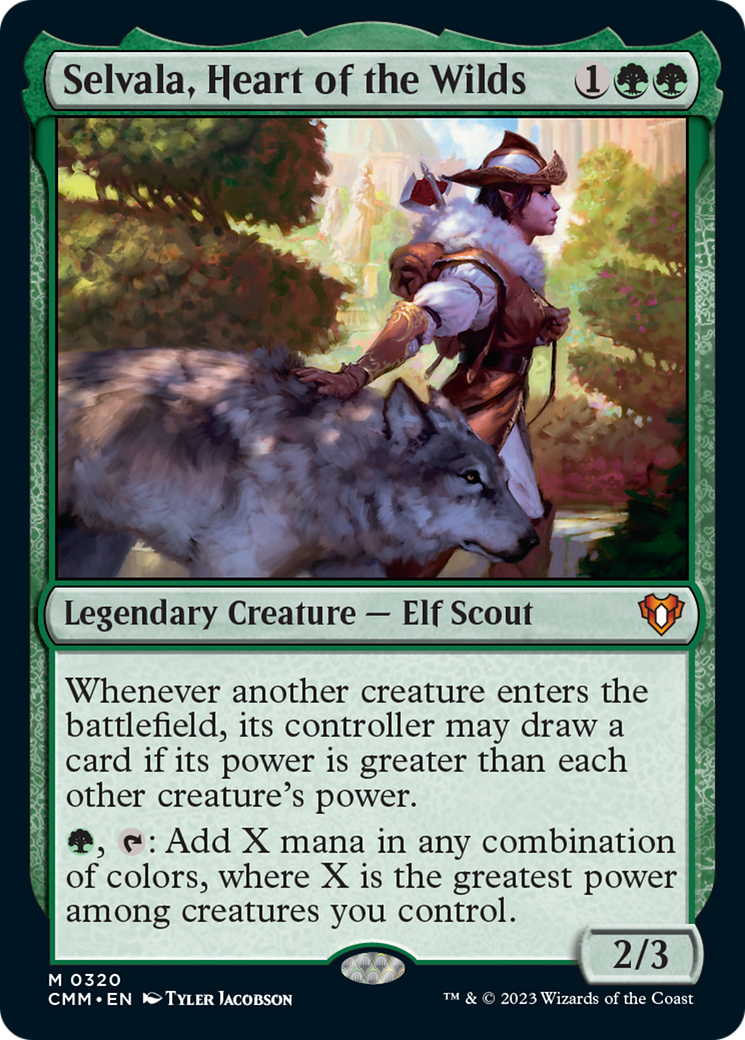 Selvala, Heart of the Wilds [Commander Masters] | Golgari Games