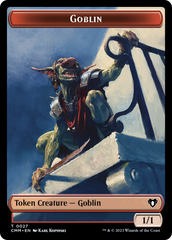 Saproling // Goblin Double-Sided Token [Commander Masters Tokens] | Local Legends