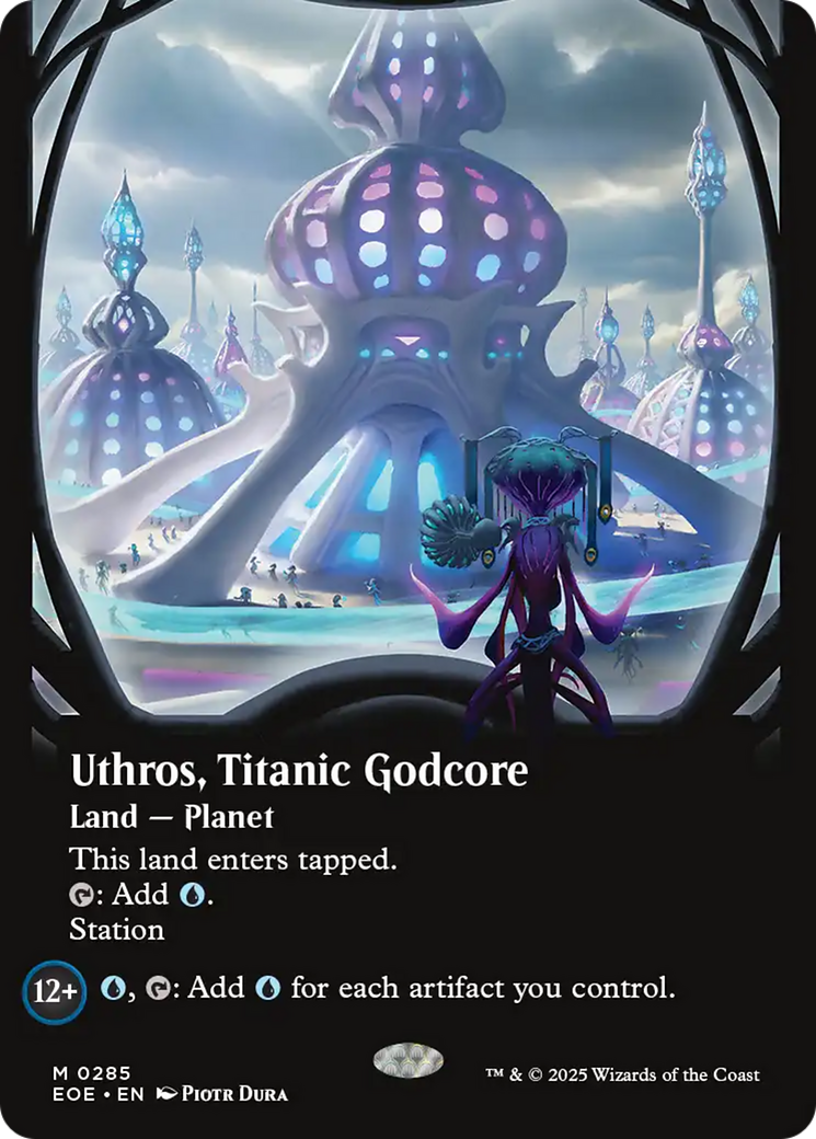 Uthros, Titanic Godcore (Borderless) [Edge of Eternities] | Local Legends