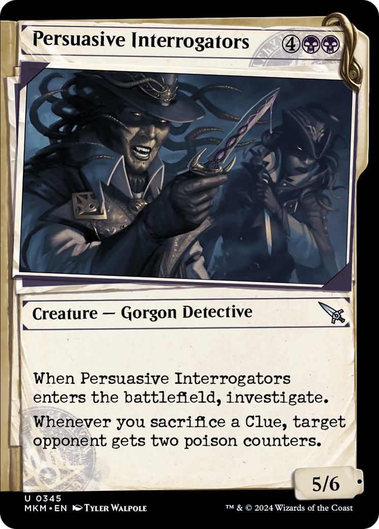 Persuasive Interrogators (Showcase) [Murders at Karlov Manor] | Golgari Games