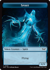 Spirit (0008) // Manifest Double-Sided Token [Duskmourn: House of Horror Tokens] | Local Legends