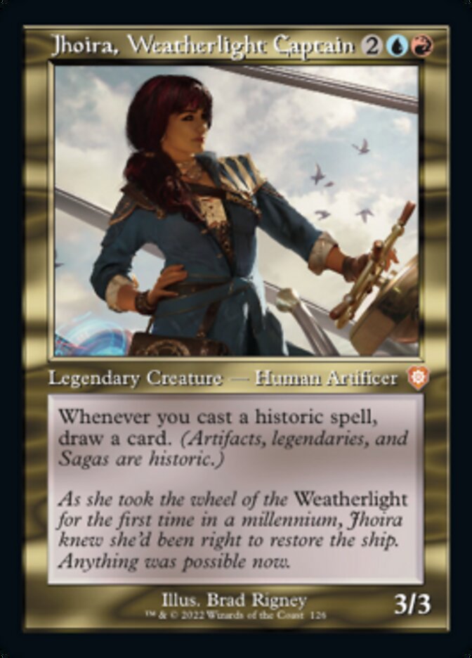 Jhoira, Weatherlight Captain (Retro) [The Brothers' War Commander] | Local Legends