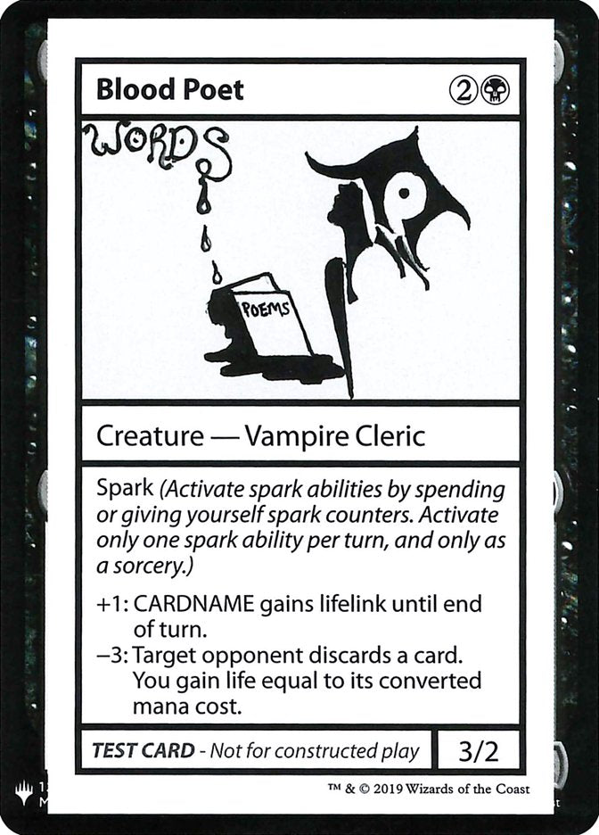 Blood Poet [Mystery Booster Playtest Cards] | Local Legends