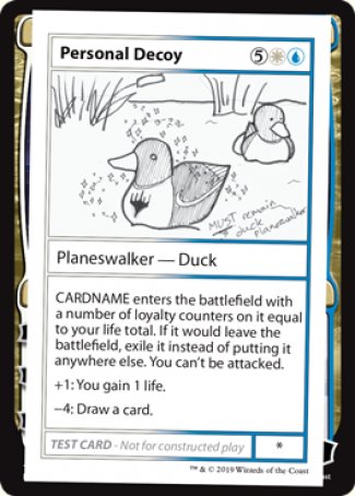Personal Decoy (2021 Edition) [Mystery Booster Playtest Cards] | Local Legends