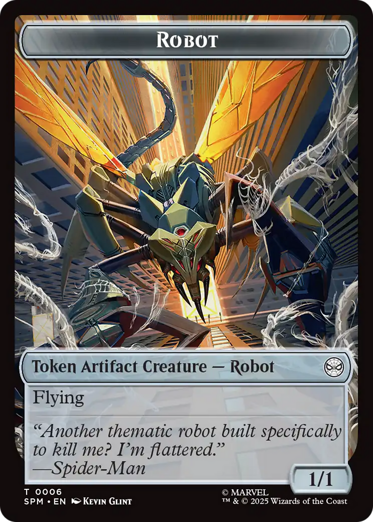 Food // Robot Double-Sided Token [Marvel's Spider-Man Tokens] | Local Legends