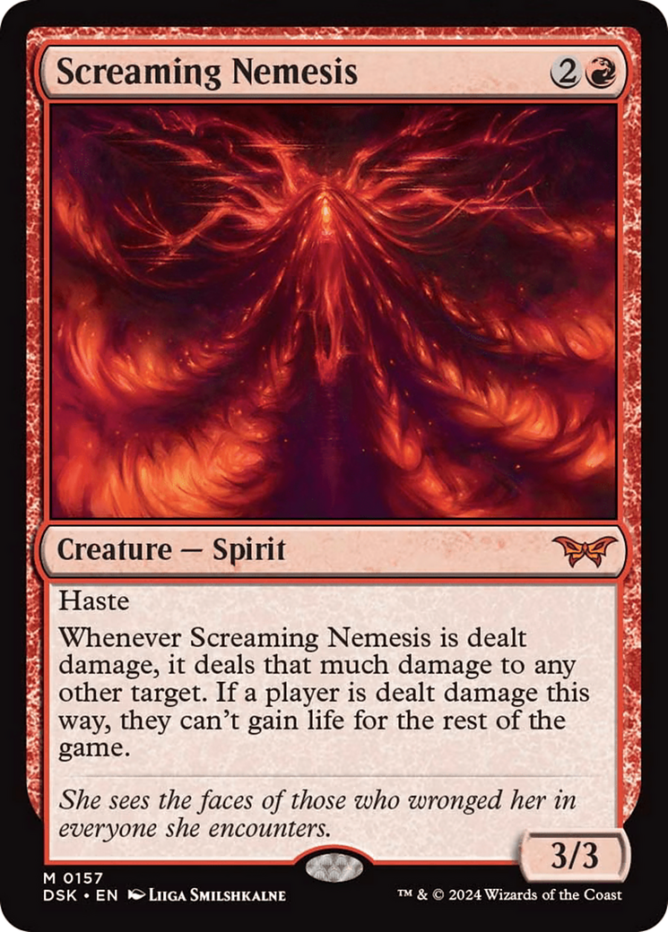 Screaming Nemesis [Duskmourn: House of Horror] | Golgari Games