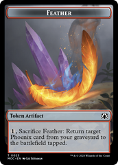Feather // Servo Double-Sided Token [March of the Machine Commander Tokens] | Local Legends