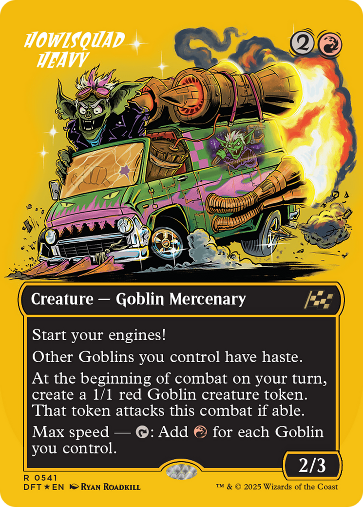 Howlsquad Heavy (Borderless) (First-Place Foil) [Aetherdrift] | Local Legends