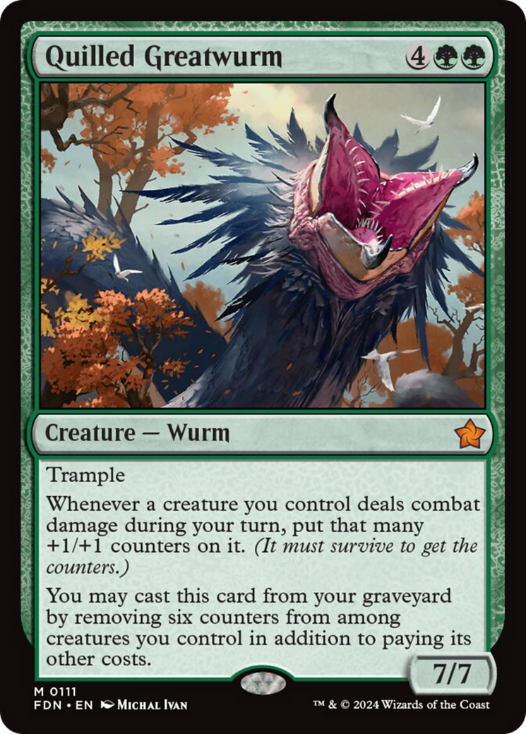 Quilled Greatwurm [Foundations] | Local Legends