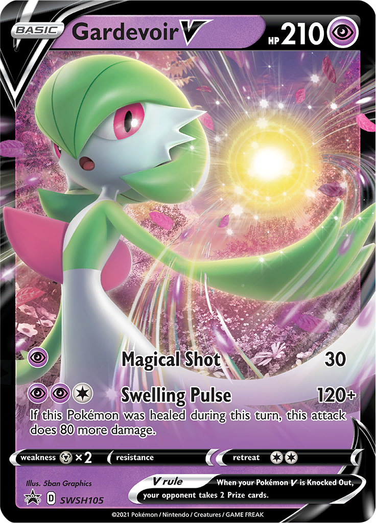 Gardevoir V (SWSH105) [Sword & Shield: Black Star Promos] | Local Legends