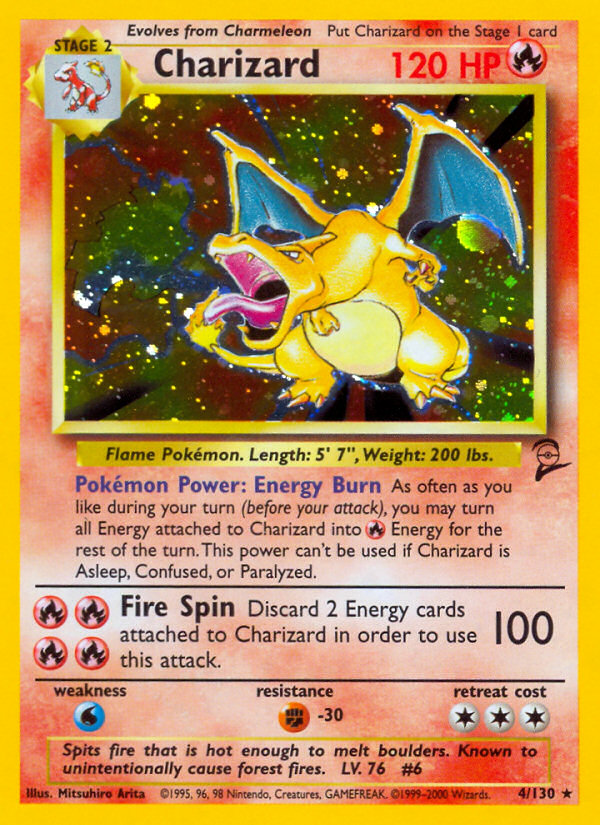 Charizard (4/130) [Base Set 2] | Local Legends