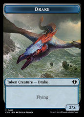 Human Soldier // Drake Double-Sided Token [Commander Masters Tokens] | Local Legends