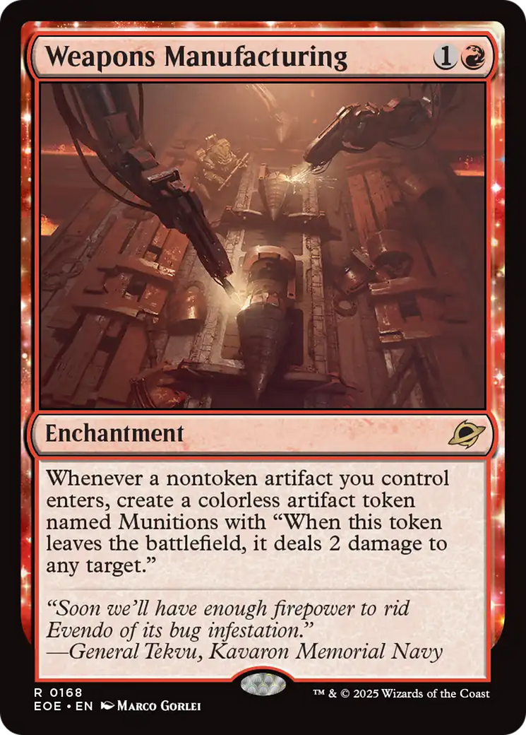 Weapons Manufacturing [Edge of Eternities] | Local Legends